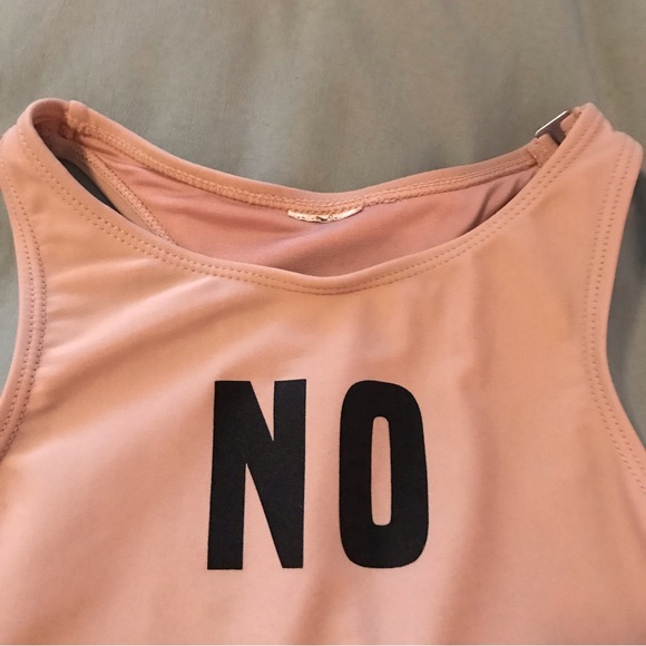 No Shade Nude Colored One Piece Bathing Suit Size S/M - Picture 7 of 11